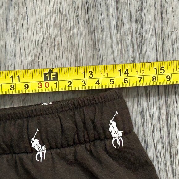 Polo Ralph Lauren All-Over Pony Print Cotton Jogger Pants Elastic Waist Size M - Picture 9 of 9